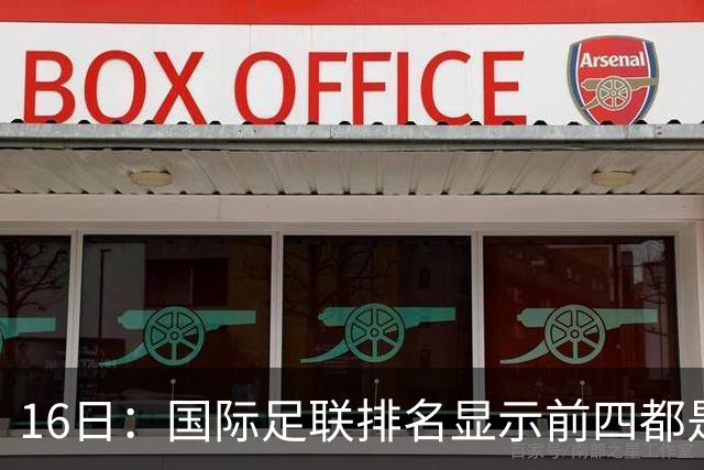 16日：国际足联排名显示前四都是强队，中国男足连续努力了三十年仍跌至93位令人唏嘘